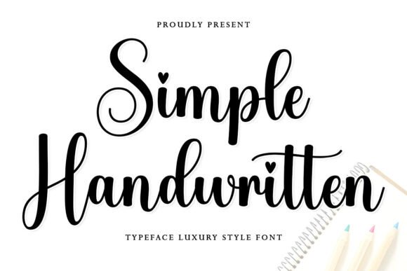 Simple Handwritten Font Simple Handwritten Font