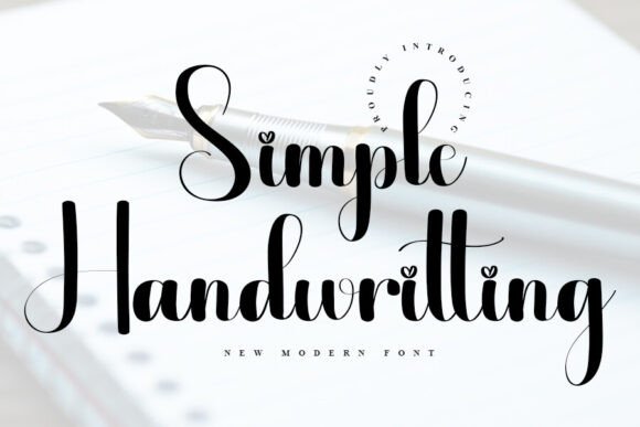Simple Handwritting Font