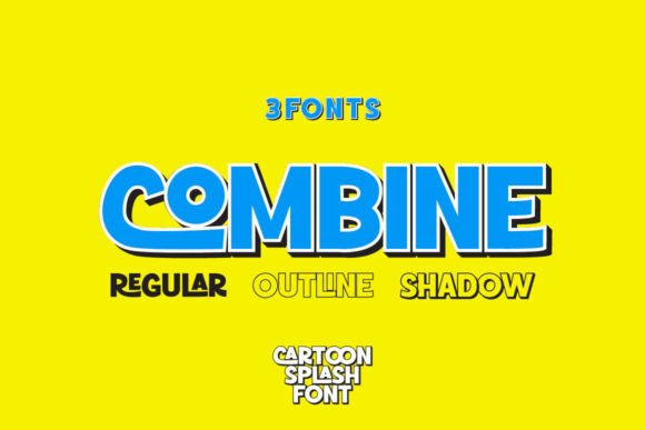 Cartoon Splash Font preview 2