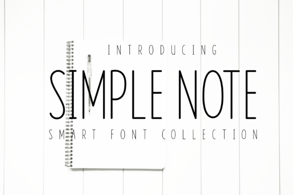 Simple Note Font preview 2