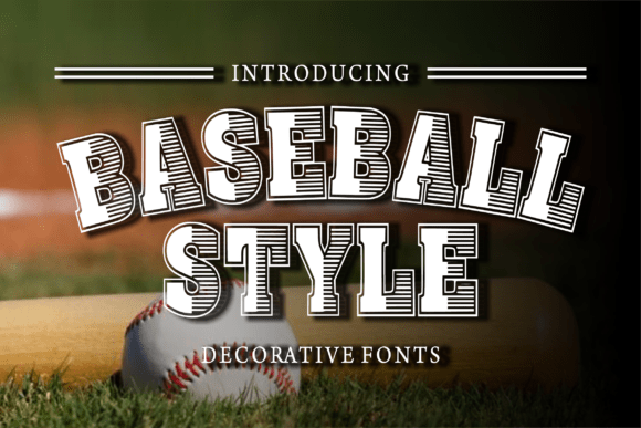 Baseball Style Font Baseball Style Font