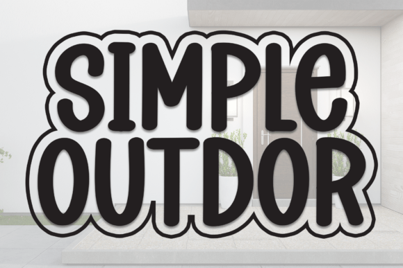 Simple Outdor Font Simple Outdor Font