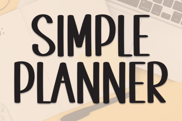 Simple Planner Font Simple Planner Font