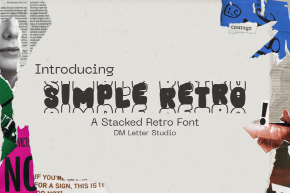 Simple Retro Font preview 2