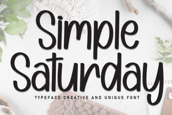 Simple Saturday Font