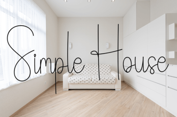 Simple Signature Font preview 3