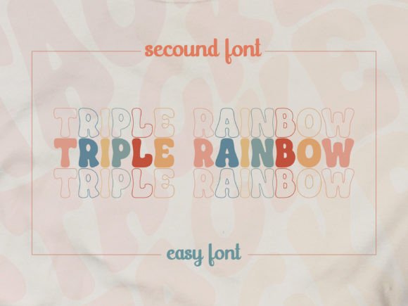 Simple Stacked Font preview 5