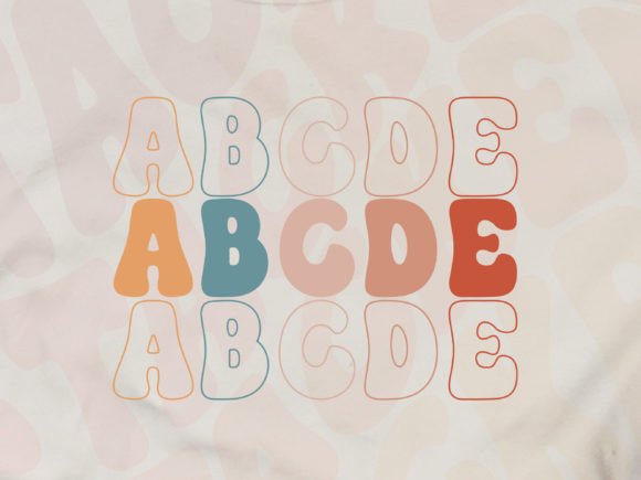 Simple Stacked Font preview 7