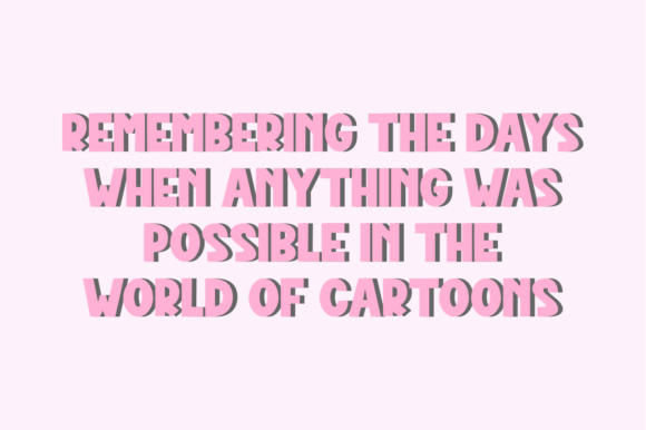 Cartoon Vibes Font preview 4