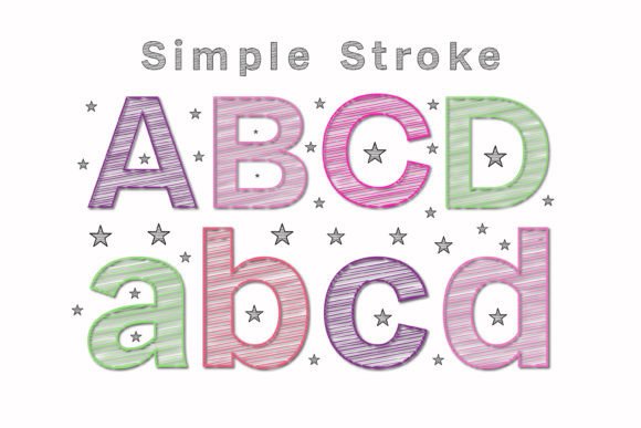 Simple Stroke Font