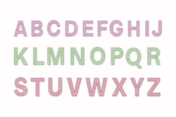 Simple Stroke Font preview 3