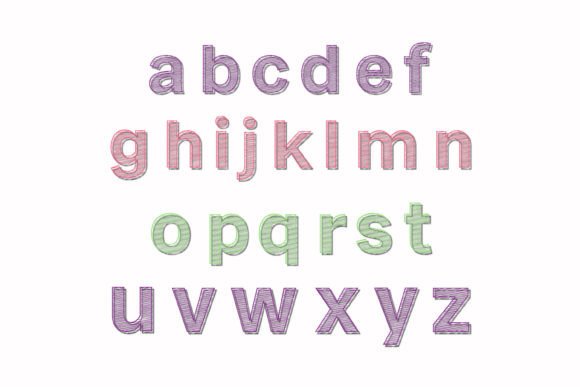 Simple Stroke Font preview 4