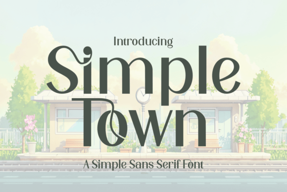 Simple Town Font Simple Town Font