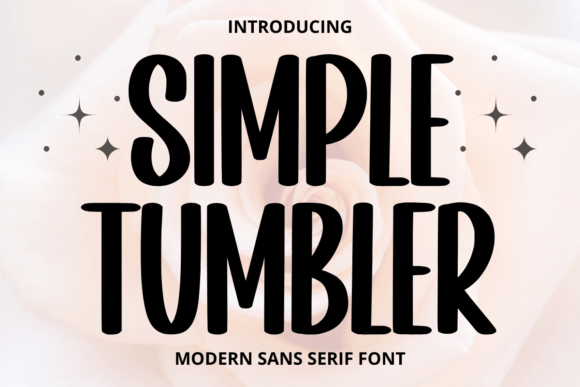 Simple Tumbler Font