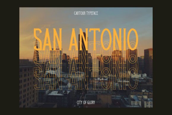 Cartour Font preview 2
