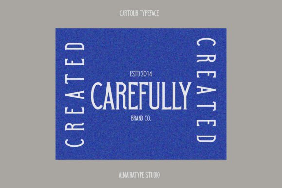 Cartour Font preview 4