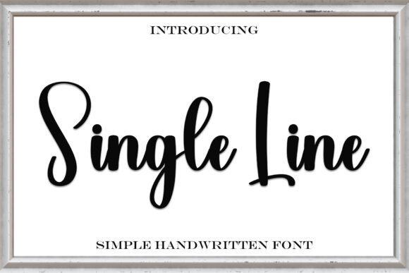 Single Line Font