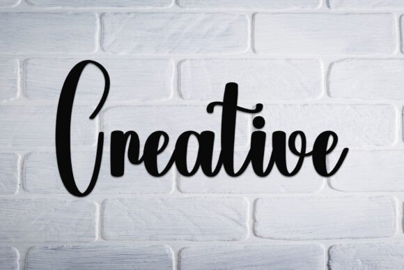 Single Line Font preview 3