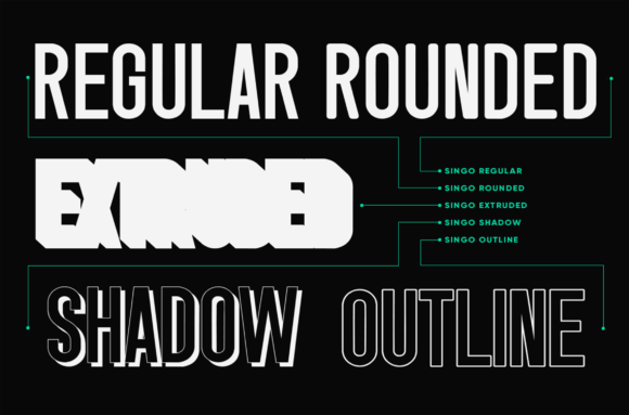 Singo Font preview 3