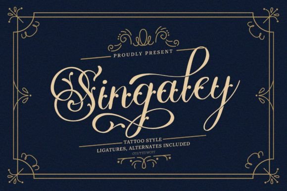 Singaley Font Singaley Font