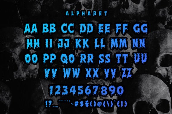 Sinners Domination Font preview 2