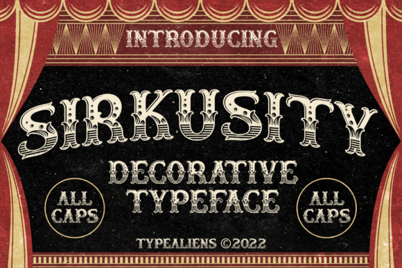 Sirkusity Font Sirkusity Font