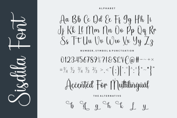 Sisdila Font preview 4