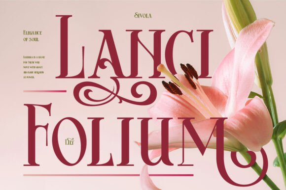 Sivola Font preview 3