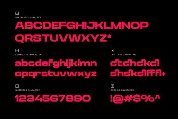 Six Sound Font Font preview 2