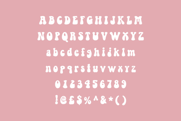 Sixties Hippie Font preview 4