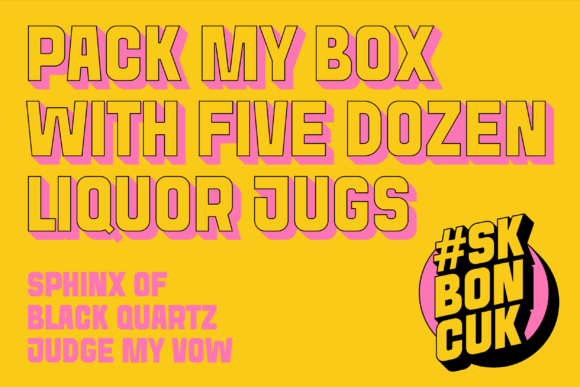 SK Boncuk Font preview 4
