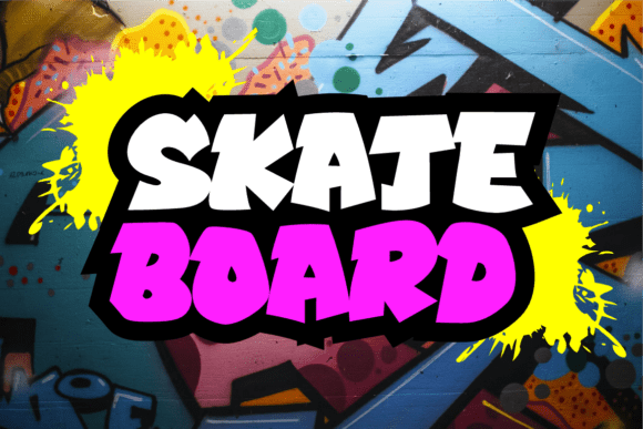 Skare Graff Font preview 3