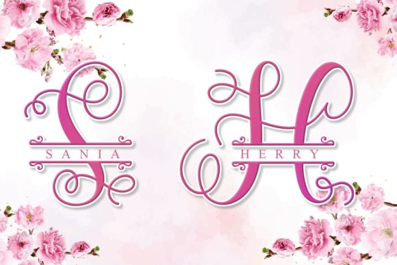 Alina Monogram Font Font preview 2