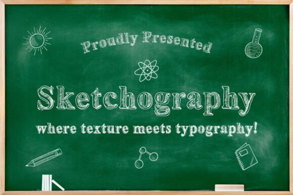 Sketchography Font preview 2