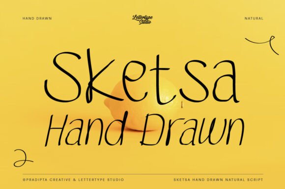 Sketsa Hand Drawn Font Sketsa Hand Drawn Font