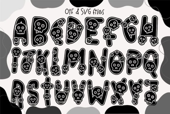Skull Font preview 2