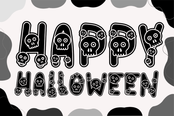 Skull Font preview 4