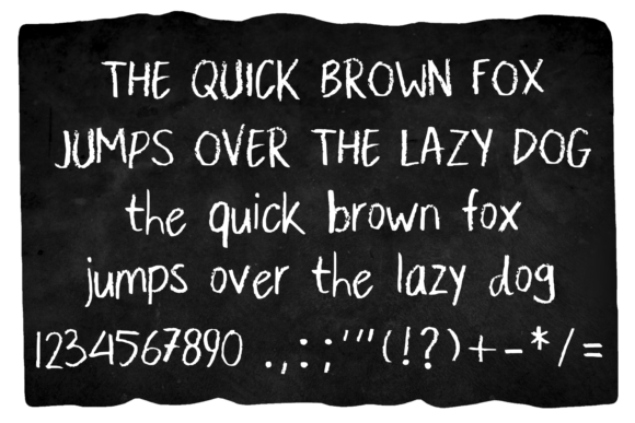 Skinny Pencil Font preview 4