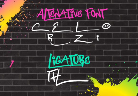 Sky Fall Font preview 3