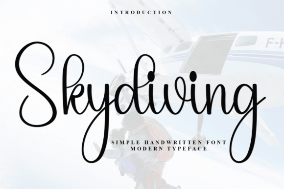 Skydiving Font Skydiving Font
