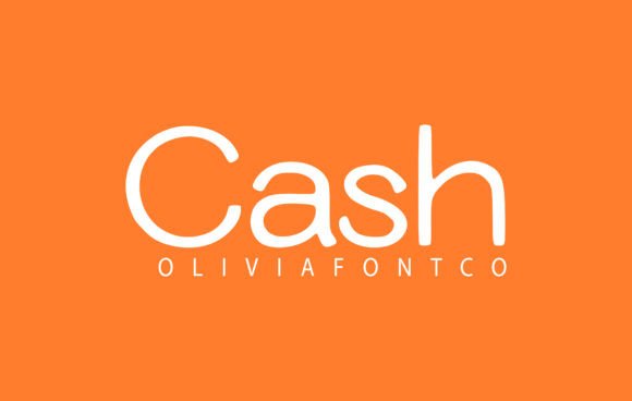 Cash Font preview 2
