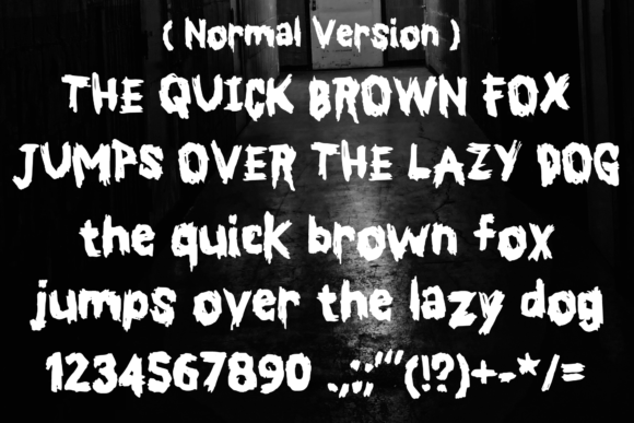 Slasher Horror Font preview 4