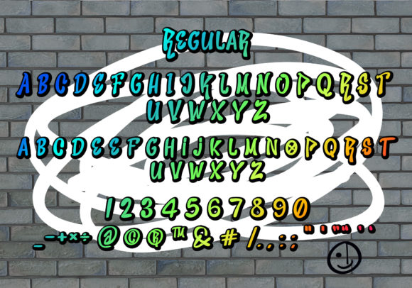 Slime Font preview 2