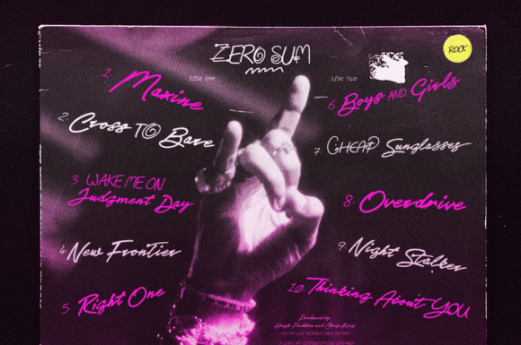 Sleeve Notes Font preview 4