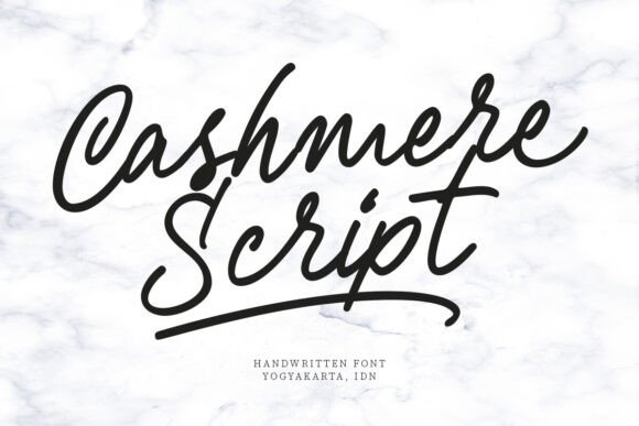 Cashmere Script Font