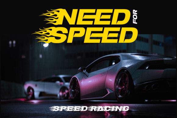 Slugs Racer Font preview 3