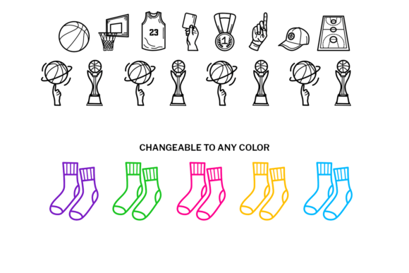 Basketball Doodle Font preview 3