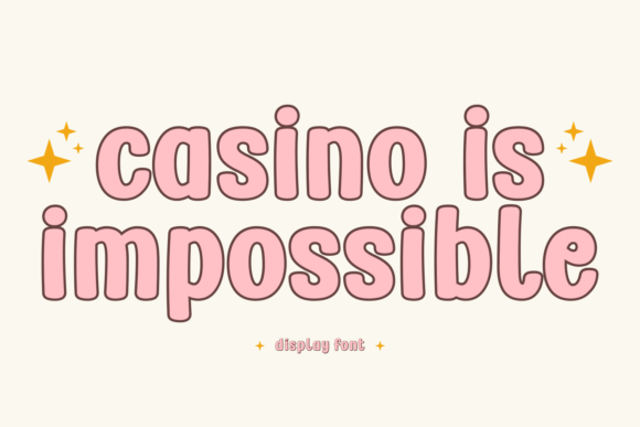 Casino is Impossible Font