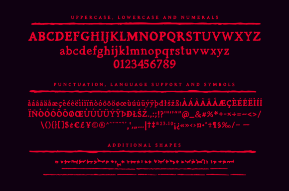 Casket Font preview 3