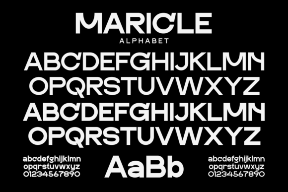 Maricle Font preview 3